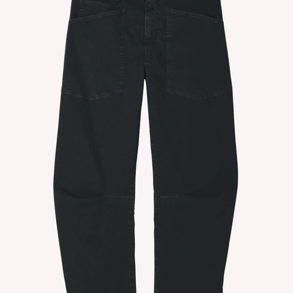 Nili Lotan Black Wide-Leg SHON Pants - Picture 2 of 4